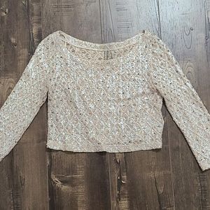 Guess Crochet crop top